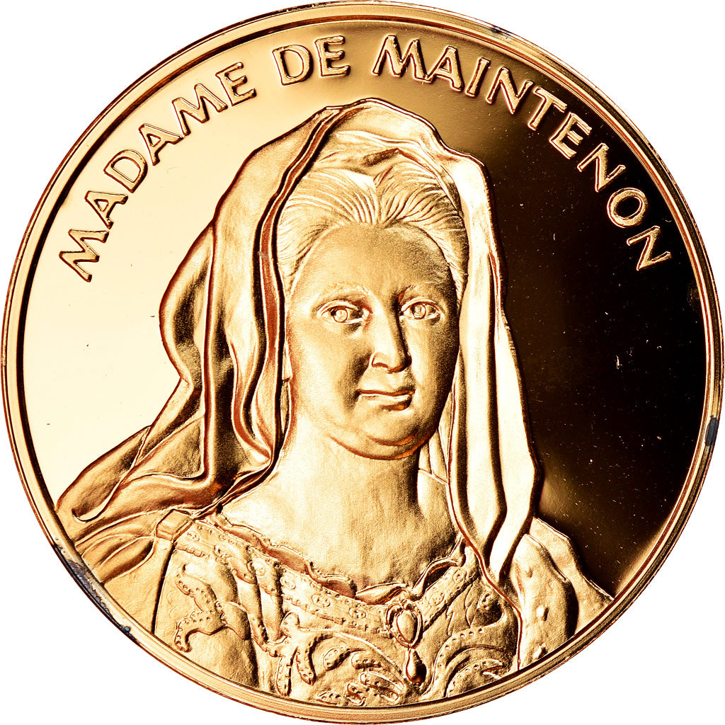 France, Médaille, Madame de Maintenon, La France du Roi Soleil, SPL, Vermeil