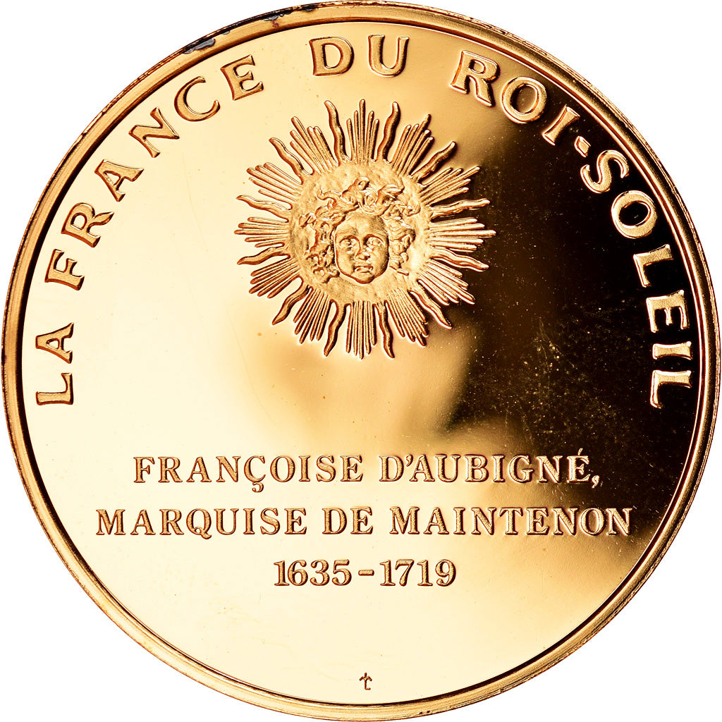 France, Médaille, Madame de Maintenon, La France du Roi Soleil, SPL, Vermeil