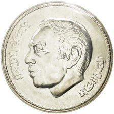 MOROCCO, 50 Dirhams, 1979, KM #76, MS(65-70), Silver, 35.00