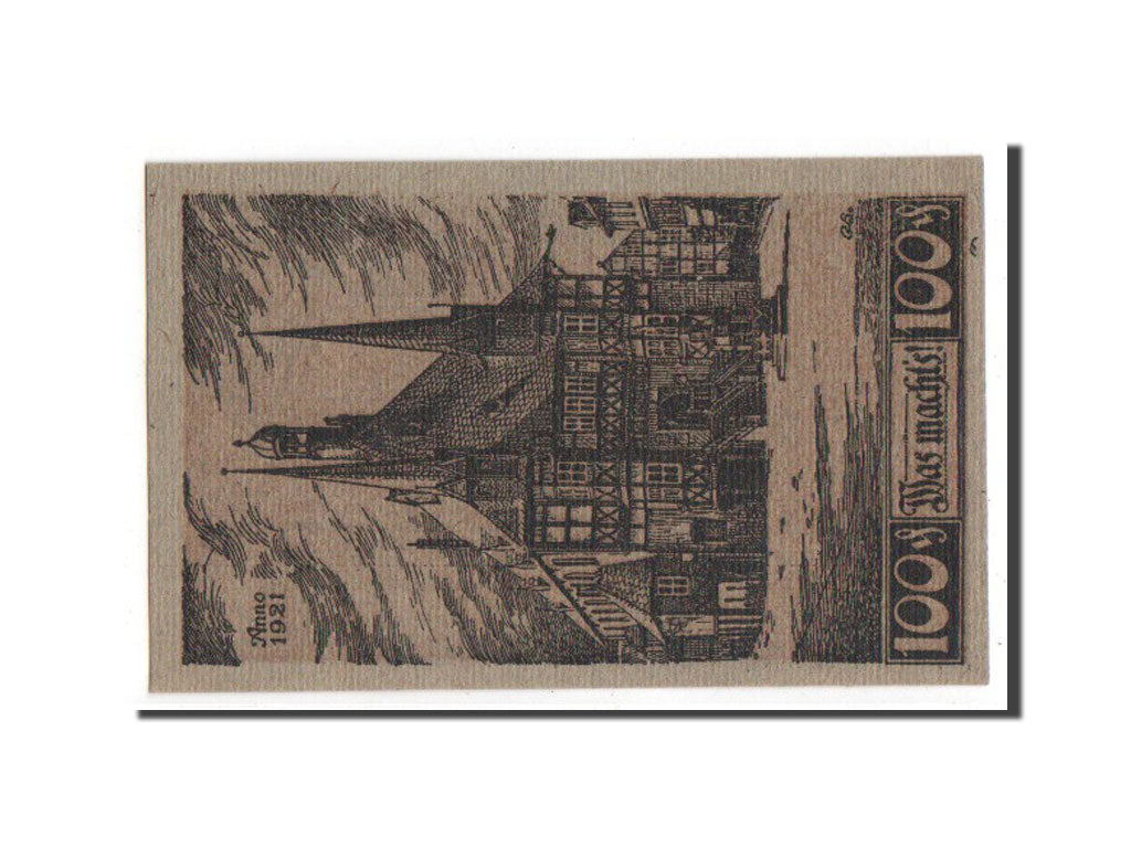 Banknote, Germany, Wernigerode Stadt, 1 Mark, 1921, UNC(63), Mehl:1408.1