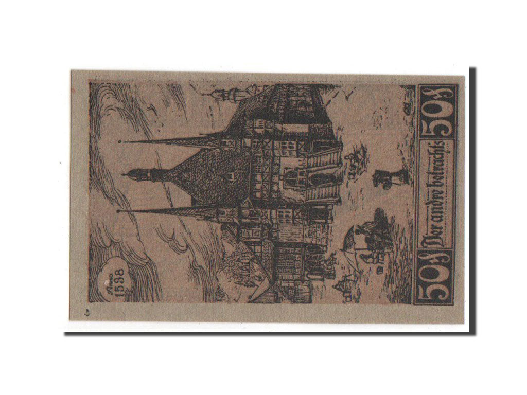 Banknote, Germany, Wernigerode Stadt, 50 Pfennig, 1921, UNC(63), Mehl:1408.1