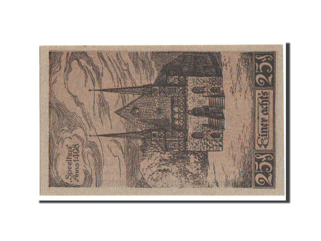 Banknote, Germany, Wernigerode Stadt, 25 Pfennig, 1921, UNC(63), Mehl:1408.1