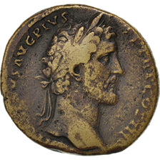 Moneta, Antoninus Pius, Sesterzio, Roma, MB+, Bronzo, RIC:635a