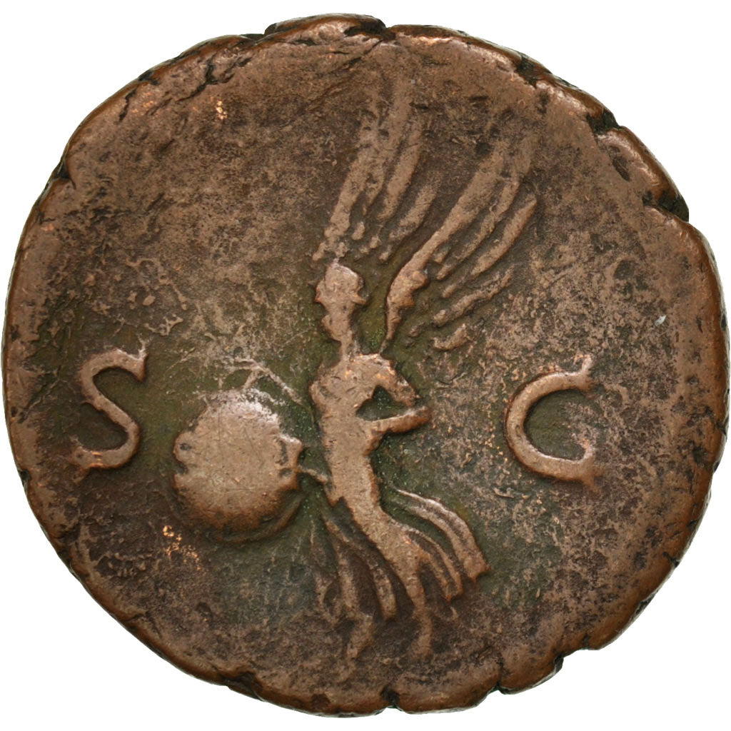 Nero, As, Rome, VF(20-25), Bronze, RIC #312, 10.34