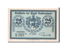 Banknote, Germany, Ueckermunde Stadt, 25 Pfennig, 1921, UNC(63), Mehl:1350.1