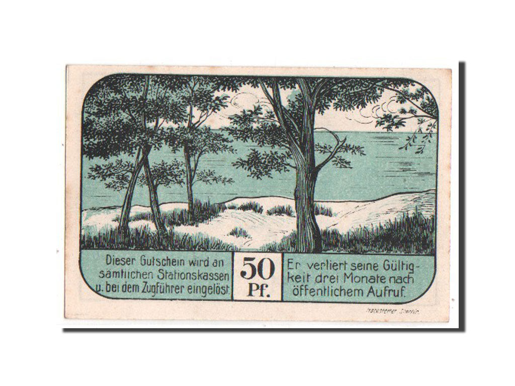 Geldschein, Deutschland, Stettin Stadt, 50 Pfennig, 1921, UNZ-, Mehl:1269.1