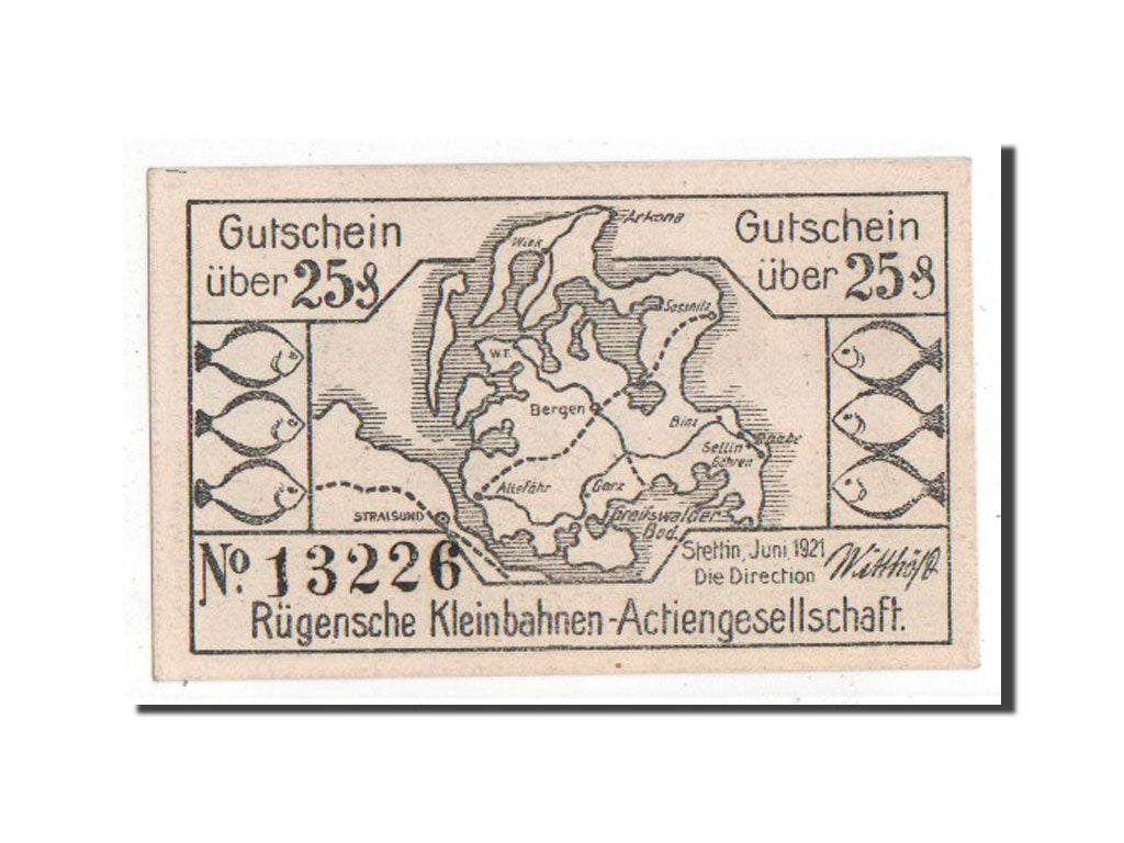 Germany, Stettin Stadt, 25 Pfennig, 1921, UNC(63), 13226, Mehl #1269.1