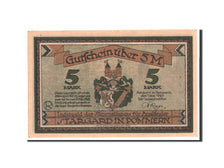 Banknote, Germany, Stargard, 5 Mark, 1921, UNC(60-62), Mehl:1255.1b