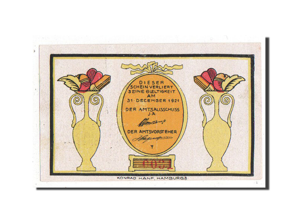 Germany, Schleswig-Holstein, 20 Pfennig, 1921, UNC(63), 0031, Mehl #1035.1
