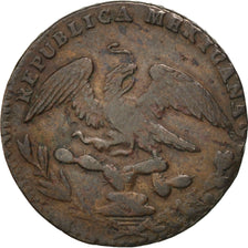MEXICO, 1/4 Real, Un Quarto/Una Quartilla, 1835, Mexico City, KM #358,...