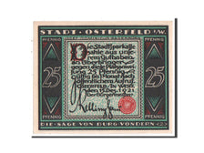 Banknote, Germany, Westfalen, 25 Pfennig, 1921, UNC(63), Mehl:1033.2