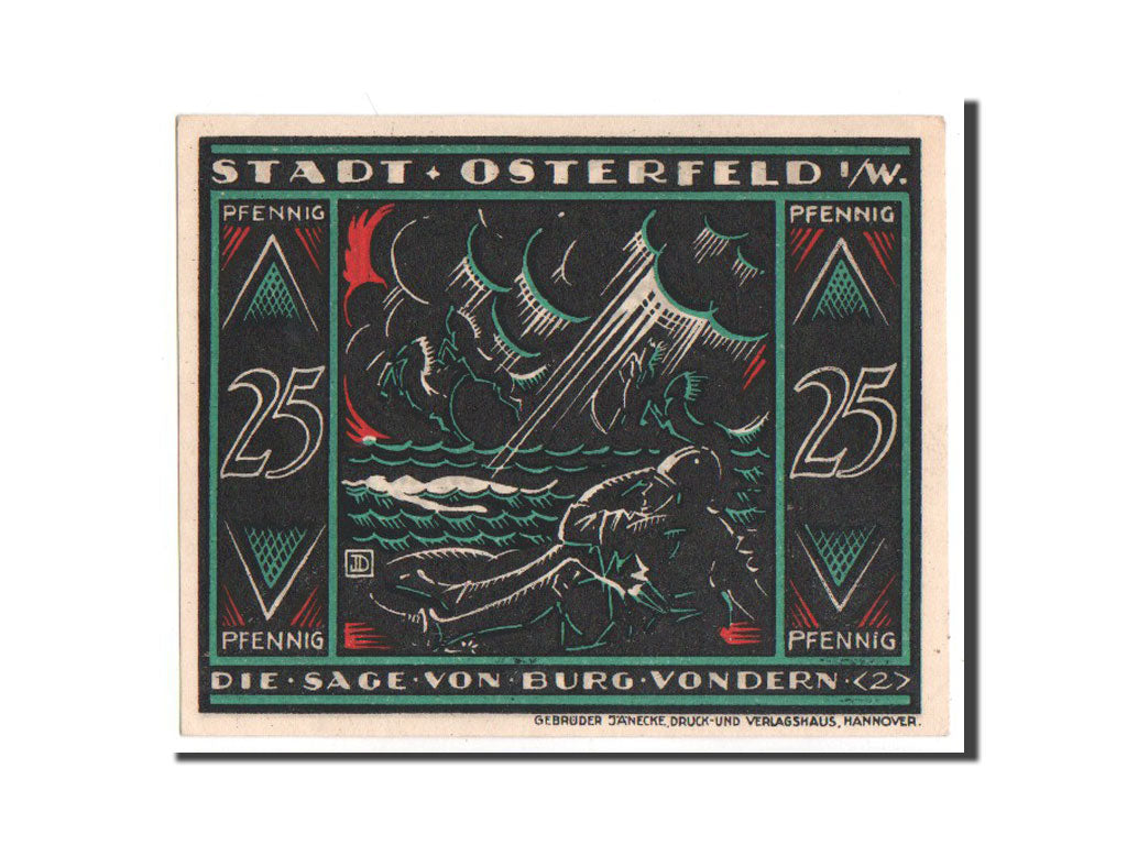 Banknote, Germany, Westfalen, 25 Pfennig, 1921, UNC(63), Mehl:1033.2