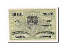 Billet, Allemagne, Oberhof Gemeinde, 10 Pfennig, 1919, SPL, Mehl:996.1c