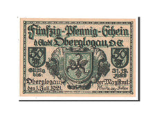 Germany, Oberglogau, 50 Pfennig, 1921, UNC(63), Mehl #994.1b