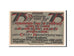 Biljet, Duitsland, Oberammergau Gemeinde, 75 Pfennig, 1921, SPL, Mehl:992.3