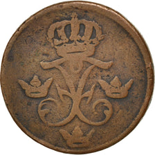 Svezia, Frederick I, Ore, S.M., 1742, B, Rame, KM:416.1