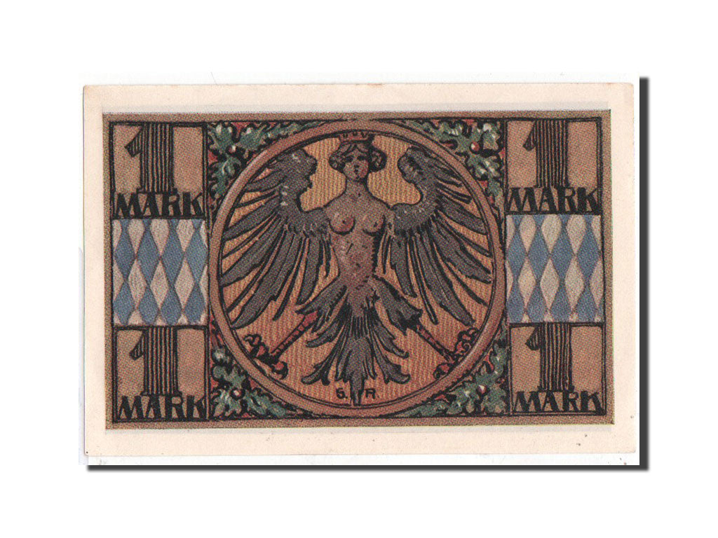 Banknote, Germany, Bayern, 1 Mark, 1921, UNC(65-70), Mehl:991.1
