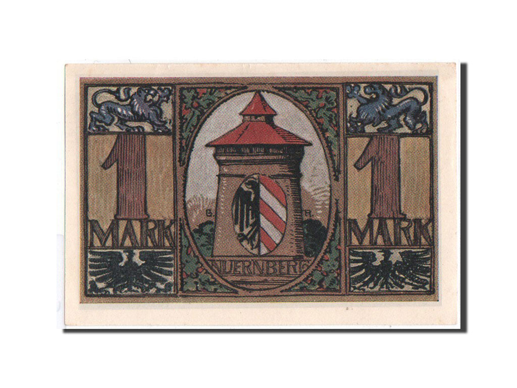 Banknote, Germany, Bayern, 1 Mark, 1921, UNC(65-70), Mehl:991.1