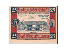 Billete, Alemania, Oeynhausen Bad W Klutsch Hotel Furstenhof, 25 Pfennig, 1921