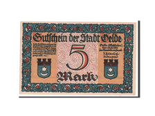 Banknote, Germany, Oelde Stadt, 5 Mark, 1920, UNC(63), Mehl:1007.1