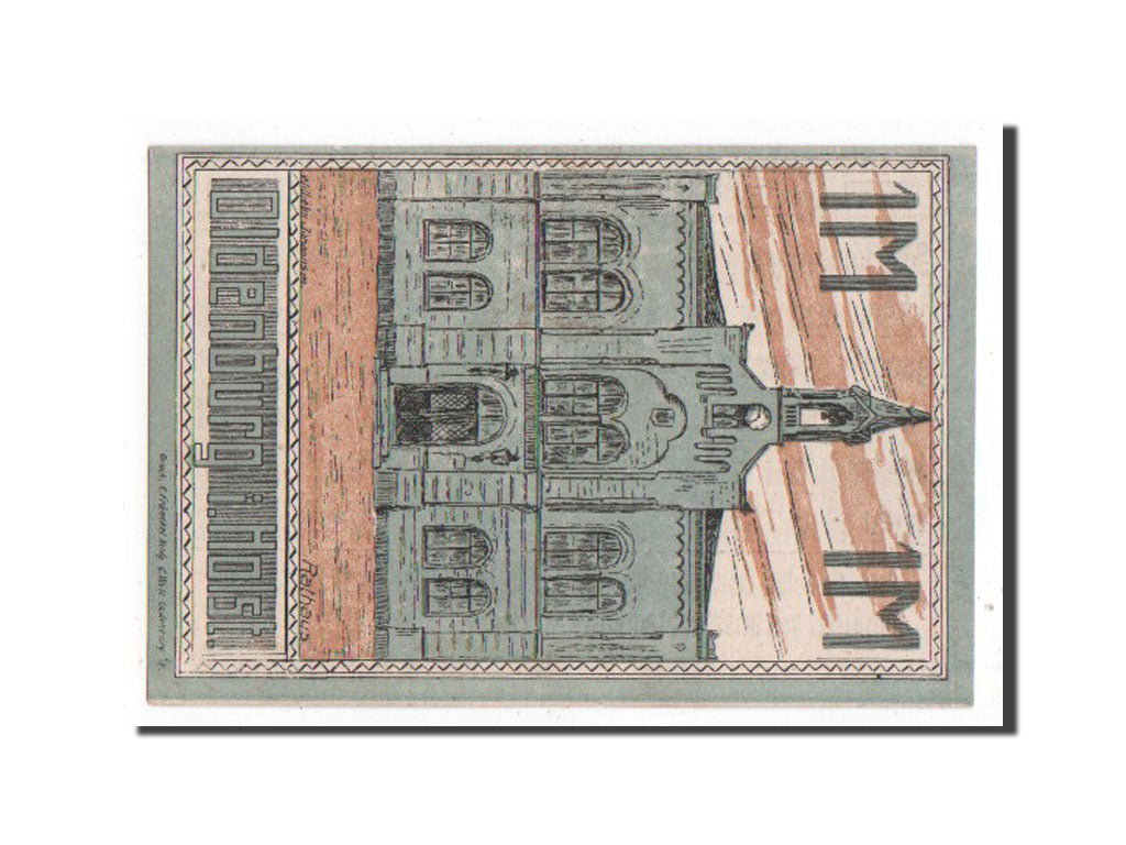 Germany, Oldenburg i. Holstein Stadt, 1 Mark, 1921, UNC(63), Mehl #1015.3