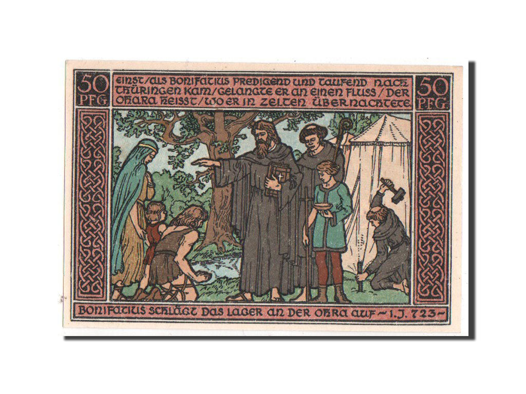 Banknote, Germany, Ohrdruf Stadt, 50 Pfennig, 1921, UNC(63), Mehl:1012.4