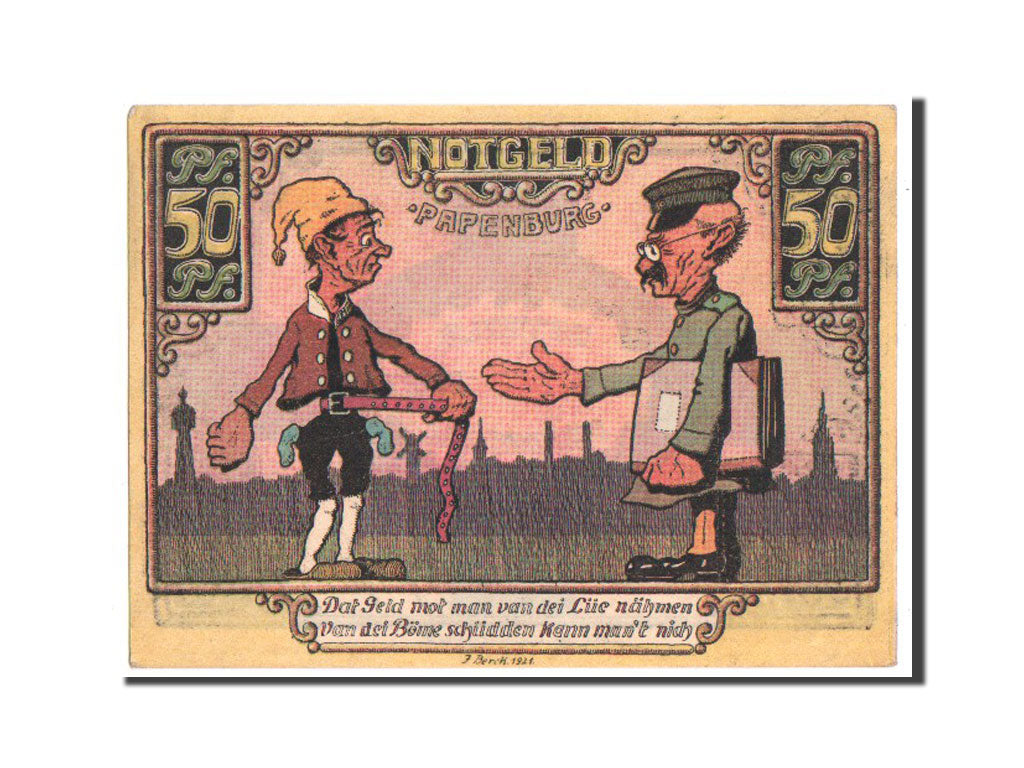 Germany, Hannover, 50 Pfennig, 1921, AU(55-58), Mehl #1044.1