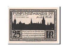 Billet, Allemagne, Paderborn Stadt, 25 Pfennig, 1921, SPL, Mehl:1043.6