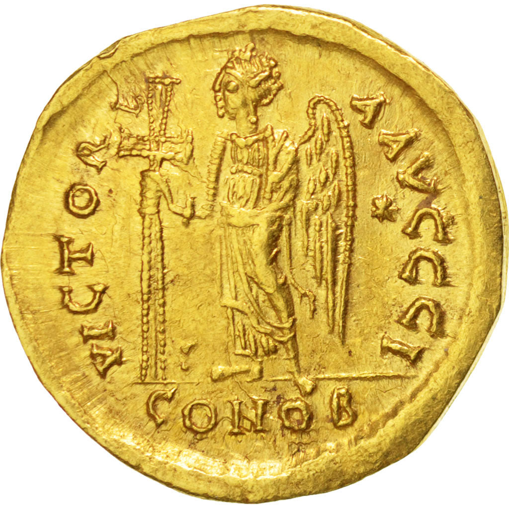 Anastasius I 491-518, Solidus, Constantinople, SPL-, Oro, Sear:3