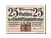 Biljet, Duitsland, Orlamunde Stadt, 25 Pfennig, 1921, SPL, Mehl:1025.1a