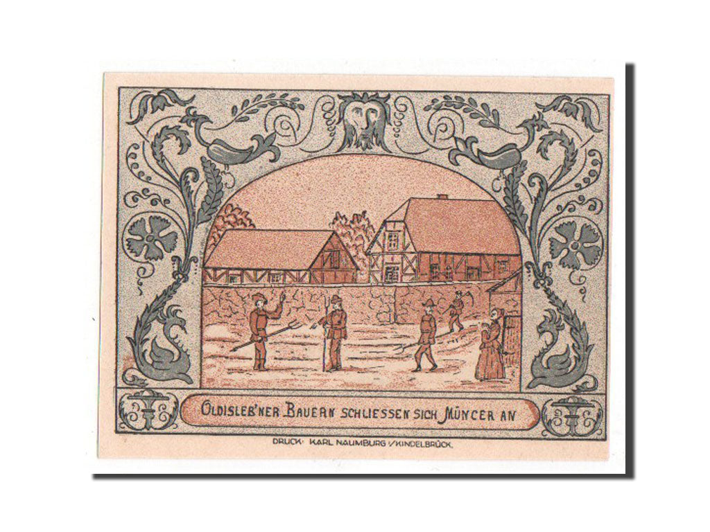 Banknote, Germany, Oldisleben Gemeinde, 50 Pfennig, 1921, UNC(65-70)