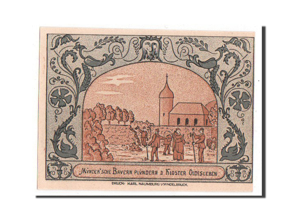 Banknote, Germany, Oldisleben Gemeinde, 50 Pfennig, 1921, UNC(65-70)