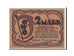 Biljet, Duitsland, Oldenburg, 2 Mark, 1922, SUP, Mehl:1018.1
