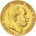 German States, 10 Mark, 1874, Frankfurt, KM #504, AU(50-53), Gold, 3.96
