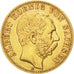 German States, 10 Mark, 1877, Dresde, KM #1235, AU(55-58), Gold, 3.99