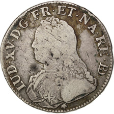 FRANCE, Écu de Béarn aux branches d'olivier, ECU, 1734, Pau, KM #487, VF(20-25),