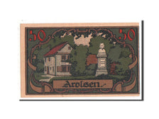 Banknote, Germany, Arolsen, 50 Pfennig, 1921, UNC(65-70), Mehl:44.1a