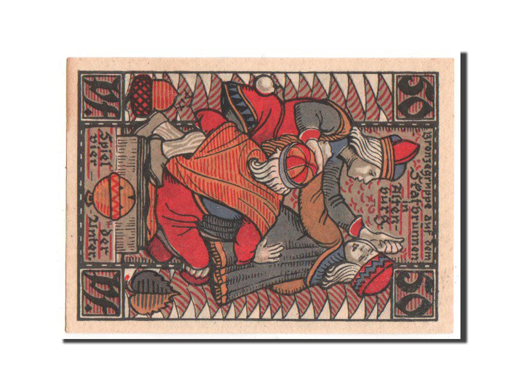 Banconote, Germania, Altenburg Stadt, 50 Pfennig, 1921, SPL, Mehl:21.2