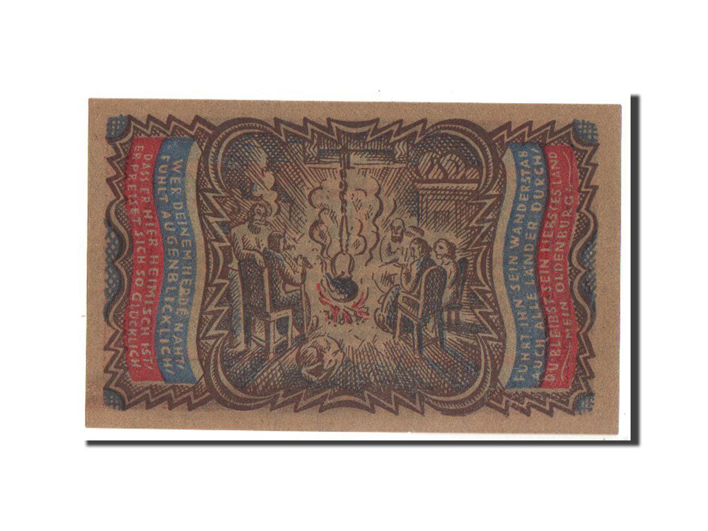 Banknote, Germany, Oldenburg, 50 Pfennig, 1921, UNC(63), Mehl:1017.1b