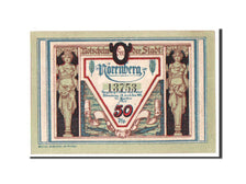 Banknot, Niemcy, Norenberg Stadt, 50 Pfennig, 1921, UNC(65-70), Mehl:979.47b