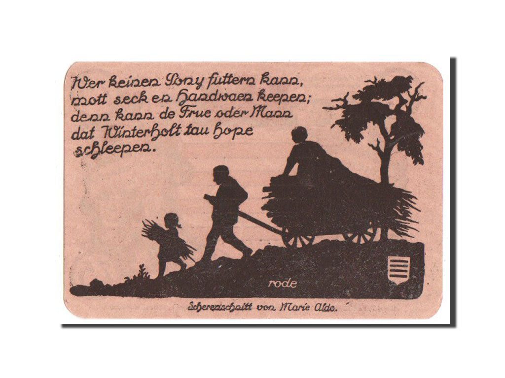 Banknote, Germany, Noschenrode Gemeinde, 75 Pfennig, 1921, AU(55-58)