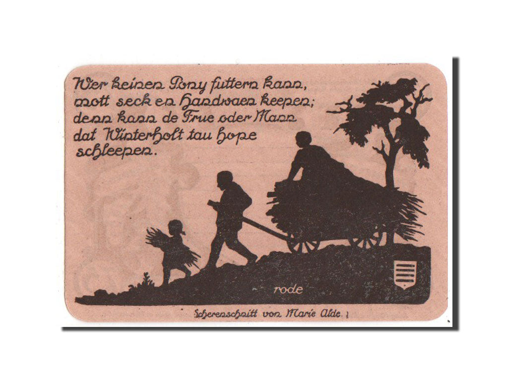 Banknote, Germany, Noschenrode Gemeinde, 75 Pfennig, 1921, AU(55-58)