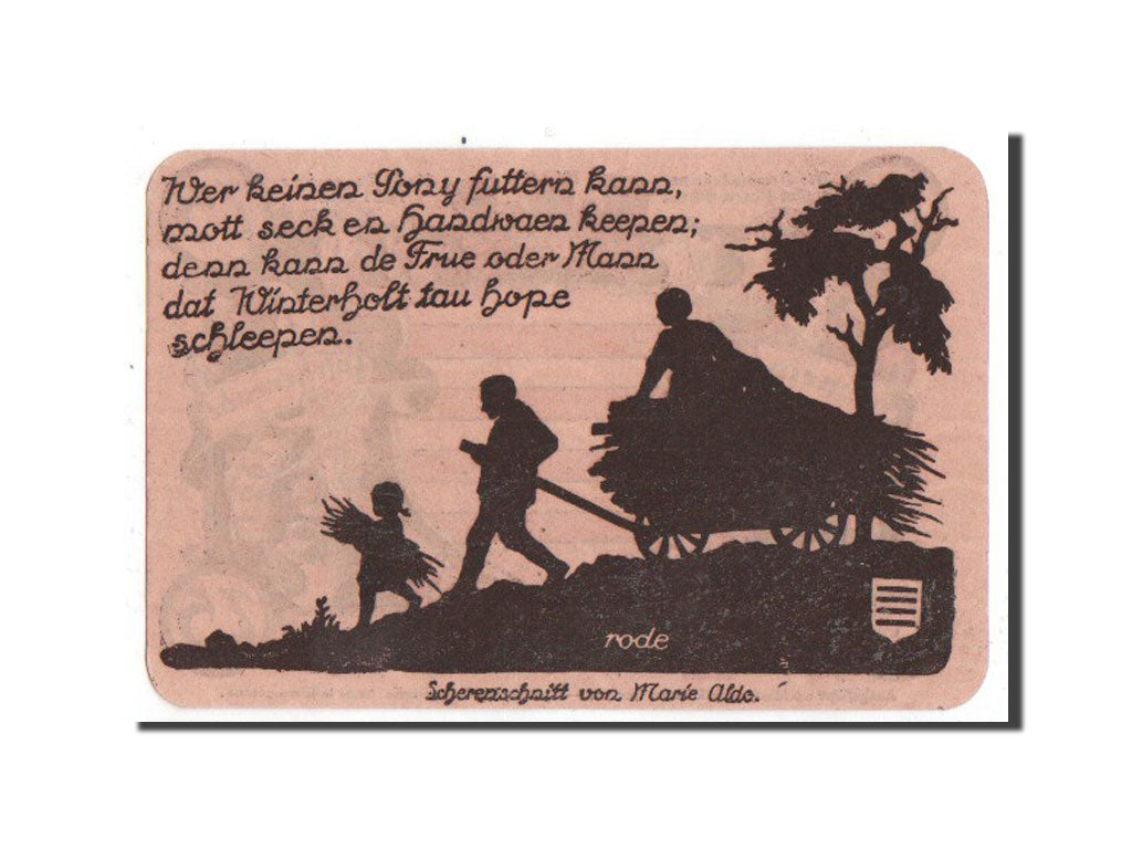 Banconote, Germania, Noschenrode Gemeinde, 75 Pfennig, 1921, SPL-, Mehl:980.9