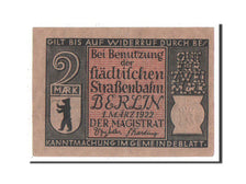 Geldschein, Deutschland, Berlin Stadt, 2 Mark, 1921, UNZ-, Mehl:92.3