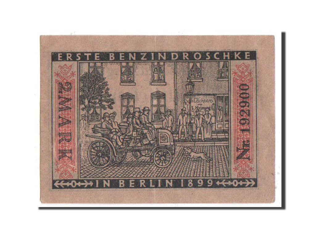 Banknote, Germany, Berlin Stadt, 2 Mark, 1921, UNC(63), Mehl:92.3