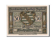 Banknote, Germany, Auerbach Amtshauptmannschaft, 50 Pfennig, 1921, UNC(63)
