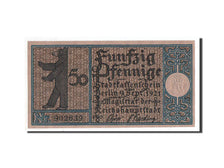 Banknote, Germany, Berlin Stadt, 50 Pfennig, 1921, UNC(63), Mehl:92.1