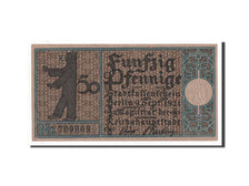 Banknote, Germany, Berlin Stadt, 50 Pfennig, 1921, UNC(63), Mehl:92.1
