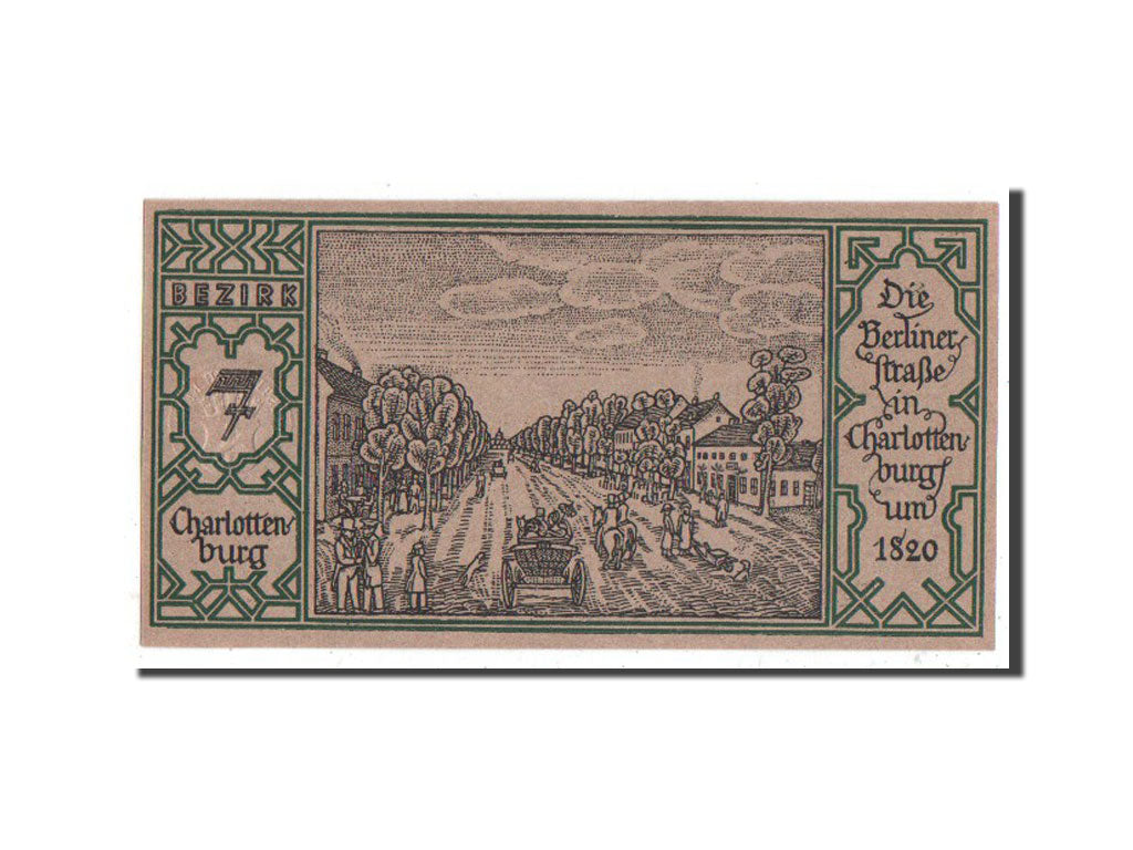 Banknote, Germany, Berlin Stadt, 50 Pfennig, 1921, UNC(63), Mehl:92.1