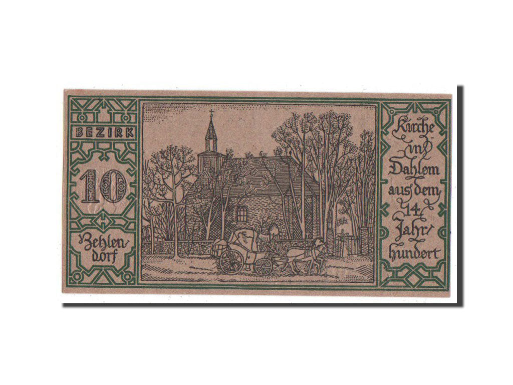 Banknote, Germany, Berlin Stadt, 50 Pfennig, 1921, UNC(63), Mehl:92.1